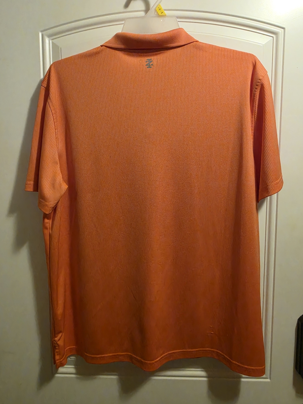 IZOD Golf Mens Orange Polo Shirt - Picture 3 of 3